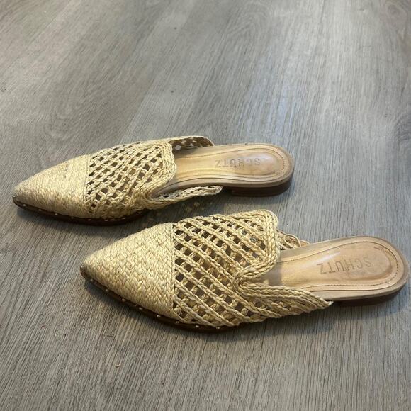 Schutz size 6 crochet shoes - Picture 1 of 4